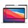 GrizzlyCoat MacBook Air 13 Zoll (2022-2025) Displayschutz Anti-Glare Schutzfolie - Hüllenfreundlich - Schwarz Model A2681 / A3113 / A3240