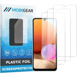 Mobigear Samsung Galaxy A32 4G Displayschutz Schutzfolie - Hüllenfreundlich (3er Pack)