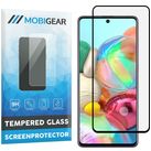 Mobigear Premium Samsung Galaxy A71 Panzerglas Gehärtetes Glas Displayschutz - Hüllenfreundlich - Schwarz