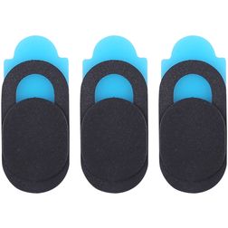 Mobigear Webcam Abdeckung Privatsphäre Schieberegler - Schwarz - 3er Pack (3er Pack)