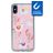 My Style Magneta iPhone X Hülle Flexibles TPU Backcover - Pink Alpaca