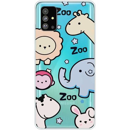 Mobigear Design Samsung Galaxy S20 Plus Hülle Flexibles TPU Backcover - Zoo