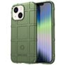 Mobigear Rugged Shield iPhone 14 Plus Hülle Flexibles TPU Backcover Stoßfest - Grün