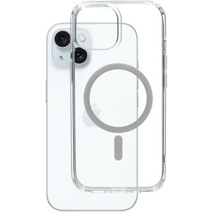 Mobiparts Hardcover Transparent iPhone 15 MagSafe Hardcase Backcover - Transparent