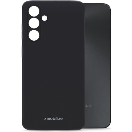 Mobilize Rubber Gelly Samsung Galaxy A05s Hülle Flexibles TPU Backcover - Matt Black