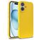 Mobigear Bio iPhone 18 Hülle Umweltfreundliches Backcover - Gelb