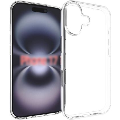 Mobigear Basics Durchsichtig iPhone 18 Hülle Flexibles TPU Backcover - Transparent