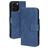 Mobiparts Classic Wallet MagSafe iPhone 16 Pro Max MagSafe Hülle Klapphülle Geldbörse - Steel Blue