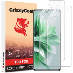 GrizzlyCoat OPPO Reno 12 Pro Hydrogel TPU Displayschutz - Hüllenfreundlich (2er Pack)