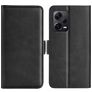 Mobigear Slim Magnet Xiaomi Redmi Note 12 Pro Plus Hülle Klapphülle Geldbörse - Schwarz
