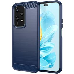 Mobigear Brushed Slim HONOR 200 Lite Hülle Flexibles TPU Backcover - Blau