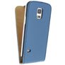 Mobilize Ultra Slim Flip Samsung Galaxy S5 Mini Hülle Flipcase - Blau
