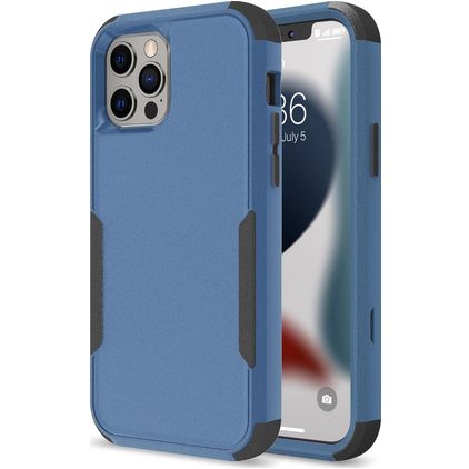 Mobigear Ultra Tough iPhone 14 Pro Hülle Hardcase Backcover Stoßfest - Blau