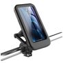 Mobigear Bike Console Fahrradhalterung Lenkerhalterung Hülle Universal OnePlus Nord CE5 - 193 x 99.2 x 25 mm - Schwarz