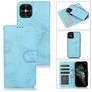 Mobigear Wallet iPhone 12 Pro Hülle Abnehmbare 2in1 Klapphülle Geldbörse - Babyblau