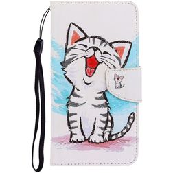 Mobigear Design OnePlus 8 Hülle Klapphülle Geldbörse - Katze