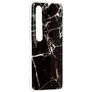 Mobigear Marble Xiaomi Mi 10 Hülle Flexibles TPU Backcover - Schwarz