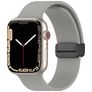 Mobigear Sport Mag Silikon Apple Watch Armband Magnetverschluss - 49/46/45/44 mm - Grau