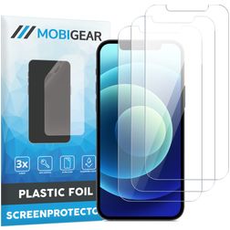 Mobigear iPhone 12 Mini Displayschutz Schutzfolie - Hüllenfreundlich (3er Pack)
