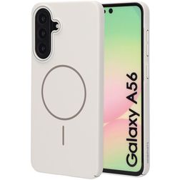 Mobiparts Slim Line Samsung Galaxy A56 MagSafe Hardcase Backcover - Off White