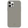 Valenta Snap Luxe iPhone 12 Pro Max Hülle Echtes Leder Backcover - Grau