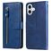 Mobigear Zipper iPhone 17 Hülle Klapphülle Geldbörse - Blau
