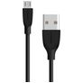 Mobiparts USB-A auf Micro USB Kabel 2 Meter - Schwarz