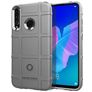 Mobigear Rugged Shield Huawei P40 Lite E Hülle Flexibles TPU Backcover Stoßfest - Grau
