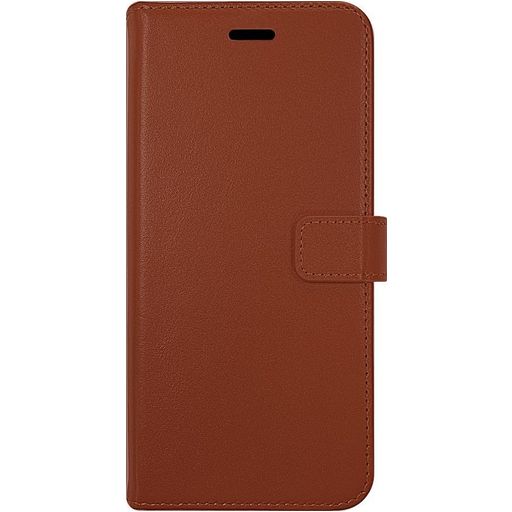 Valenta Gel Skin iPhone SE (2020) Hülle Echtes Leder Klapphülle Geldbörse - Braun
