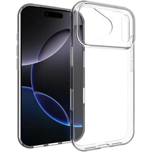 Mobigear Basics Durchsichtig iPhone 17 Pro Max Hülle Flexibles TPU Backcover - Transparent