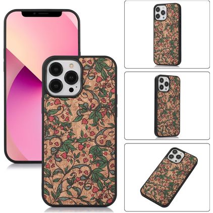 Mobigear Cork iPhone 14 Hülle Flexibles TPU Backcover - Model 4