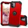 Mobigear Ultra Tough iPhone 11 Hülle Hardcase Backcover Stoßfest - Rot