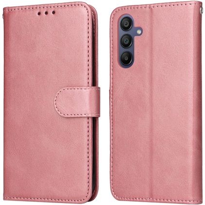 Mobigear Wallet Samsung Galaxy A17 Hülle Klapphülle Geldbörse - Roségold