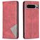 Mobigear Rhombus Slim Google Pixel 8 Pro Klapphülle - Rot