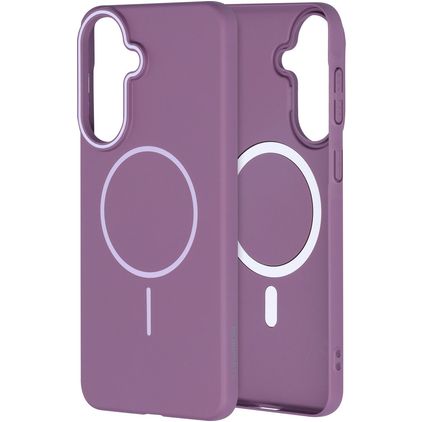 Mobiparts Slim Line Samsung Galaxy A57 MagSafe Hülle Hardcase Backcover - Imperial Purple