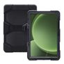 Xccess Survivor All-round Samsung Galaxy Tab Active5 Pro Hülle Kunststoff,Silikon Backcover + Schulterträger + Ständer - Schwarz