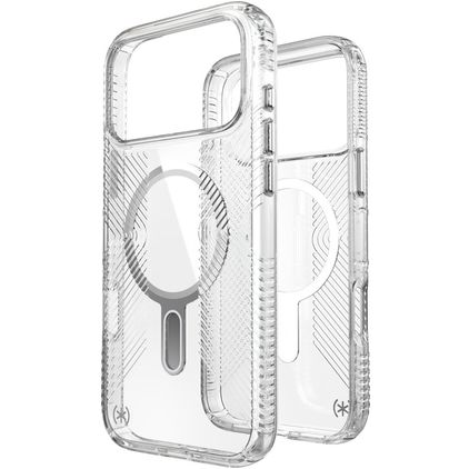 Speck Presidio Perfect Clear Grip Transparent iPhone 17 Pro Max MagSafe Hardcase Backcover Shockproof - ClickLock