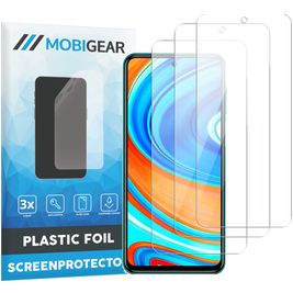 Mobigear Xiaomi Redmi Note 9 Pro Displayschutz Schutzfolie - Hüllenfreundlich (3er Pack)