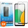 Mobigear Premium Samsung Galaxy A03 Panzerglas Gehärtetes Glas Displayschutz - Hüllenfreundlich - Schwarz (3er Pack)