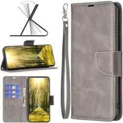 Mobigear Excellent Nokia X30 Hülle Klapphülle Geldbörse - Grau