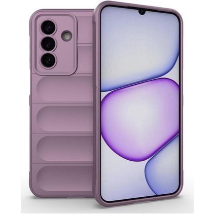 Mobigear Bumpy Samsung Galaxy A27 Hülle Flexibles TPU Backcover - Lila