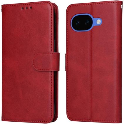 Mobigear Wallet Google Pixel 10a Hülle Klapphülle Geldbörse - Rot