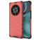 Mobigear Honeycomb HONOR Magic 4 Pro Hülle Hardcase Backcover Stoßfest - Rot