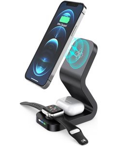 Mobigear Power base Ladestation Qi 15W 2A - Schwarz