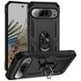 Mobigear Armor Ring Google Pixel 9 Pro XL Hülle Hardcase Backcover Stoßfest mit Ringhalter - Schwarz