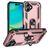 Mobigear Armor Ring iPhone 17 Hülle Hardcase Backcover Stoßfest mit Ringhalter - Roségold