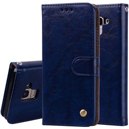 Mobigear Wallet Samsung Galaxy J6 (2018) Hülle Klapphülle Geldbörse - Blau