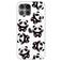 Mobigear Design iPhone 12 Pro Max Hülle Flexibles TPU Backcover - Panda