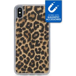 My Style Magneta iPhone XS Max TPU (flexibel) Backcover - Leopard