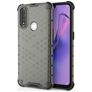 Mobigear Honeycomb OPPO A31 Hülle Hardcase Backcover Stoßfest - Grau